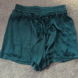 Satin shorts